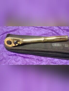 Craftsman 75th Anniversary Commemorative 22k Gold Plated Ratchet